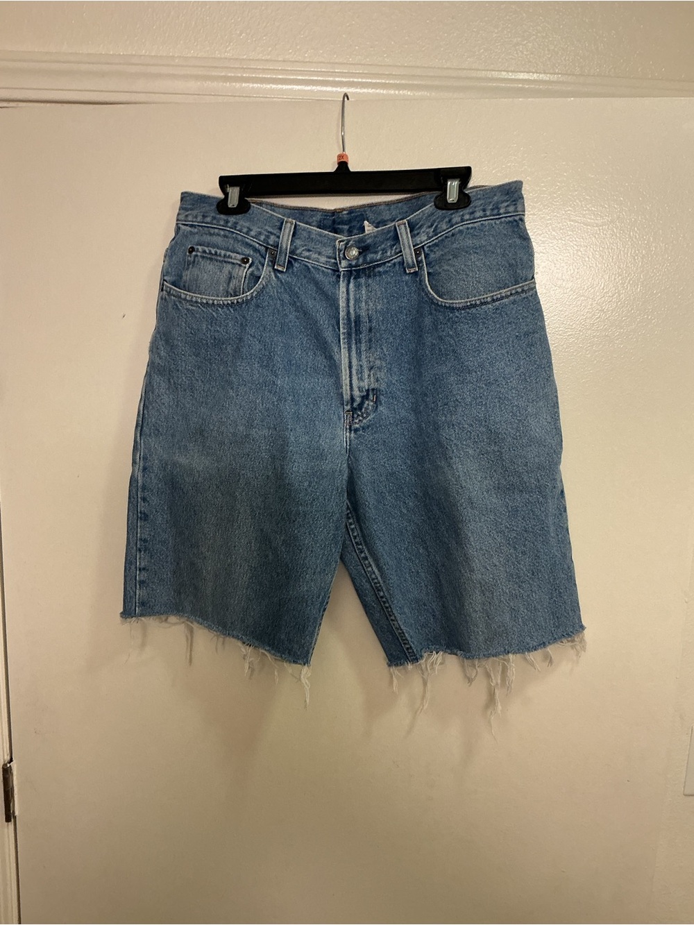 Old Navy Blue raw hem Denim 2000’s Jean Shorts